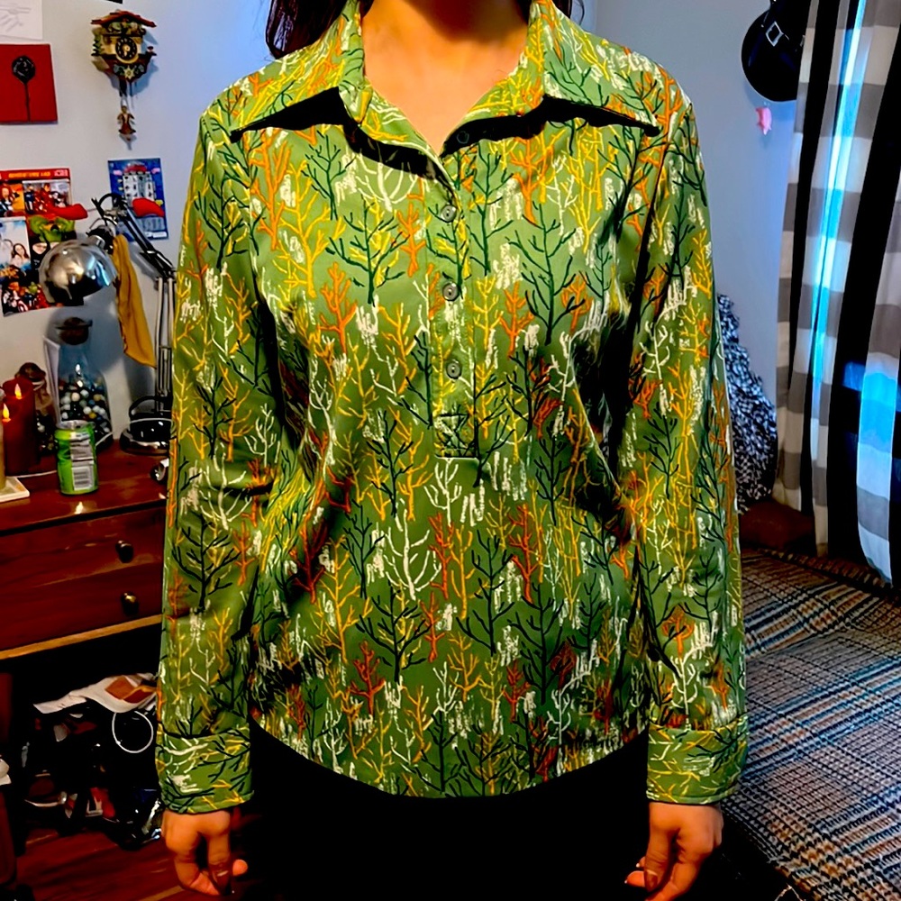 Handmade green top